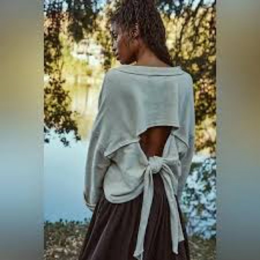 Fp Beach Alyria Solid Pullover - image 3